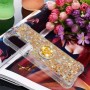 Samsung Galaxy S23 5G kulta glitter hile sormuspidike suojakuori.