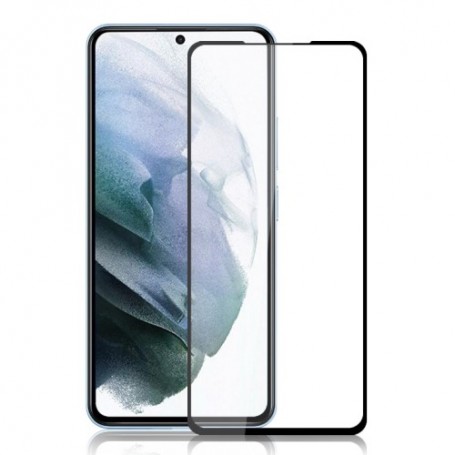 Samsung Galaxy S23 5G kirkas mustareunuksinen panssarilasi.