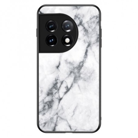 OnePlus 11 5G kiiltävä valkoinen marmori suojakuori