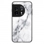 OnePlus 11 5G kiiltävä valkoinen marmori suojakuori