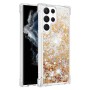 Samsung Galaxy S23 Ultra 5G glitter hile kulta suojakuori – istuu täydellisesti puhelimen muotoihin