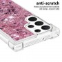 Samsung Galaxy S23 Ultra 5G glitter hile pinkki suojakuori – kevyt ja ohut suojakuori puhelimen takaosassa