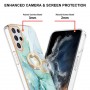 Samsung Galaxy S23 Ultra 5G vihreä marmori sormuspidike suojakuori