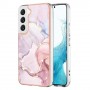 Samsung Galaxy S23+ 5G ruusukulta marmori suojakuori