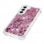 Samsung Galaxy S23+ 5G glitter hile pinkki suojakuori