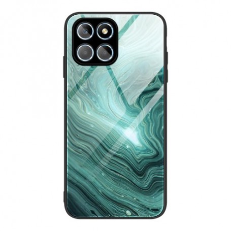 Honor X6 / X8 5G vihreä marmori suojakuori