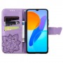 Honor X6 / X8 5G violetti perhonen suojakotelo