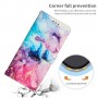 Samsung Galaxy A13 / A04s värikäs marmori suojakotelo