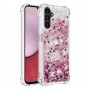 Samsung Galaxy A14 pinkki glitter hile suojakuori