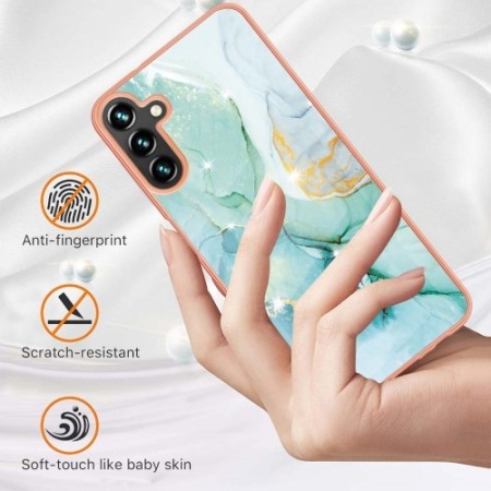 Samsung Galaxy A14 vihreä marmori suojakuori – minimalistinen mutta tehokas suoja