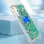 Samsung Galaxy A14 vihreä glitter hile sormuspidike suojakuori