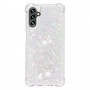 Samsung Galaxy A34 5G hopea glitter hile suojakuori – joustvasta ja kestävästä muovista valmistettu suojakuori