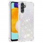 Samsung Galaxy A34 5G hopea glitter hile suojakuori – kevyt ja ohut suojakuori puhelimen takaosassa