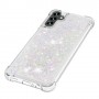 Samsung Galaxy A34 5G hopea glitter hile suojakuori – laadukas rakenne näkyy lähikuvasta