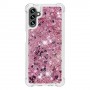 Samsung Galaxy A34 5G pinkki glitter hile suojakuori – ohut ja tyylikäs suojakuori esillä