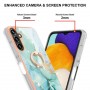 Samsung Galaxy A34 5G vihreä marmori sormuspidike suojakuori – ohut ja tyylikäs suojakuori esillä