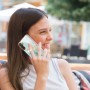 Samsung Galaxy A34 5G vihreä marmori sormuspidike suojakuori – joustvasta ja kestävästä muovista valmistettu suojakuori
