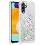 Samsung Galaxy A34 5G hopea glitter hile sormuspidike suojakuori – kaunis kuori esillä tuotekuvassa