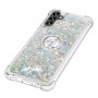 Samsung Galaxy A34 5G hopea glitter hile sormuspidike suojakuori – joustvasta ja kestävästä muovista valmistettu suojakuori