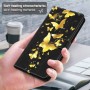 Samsung Galaxy A34 5G kullanväriset perhoset suojakotelo