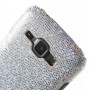 Galaxy J1 hopea glitter suojakuori.