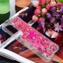 Samsung Galaxy S23 5G pinkki glitter hile sormuspidike suojakuori.