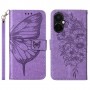 OnePlus Nord CE 3 Lite 5G violetti perhonen suojakotelo