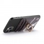 Musta marmori RFID-suojattu korttitasku puhelimeen