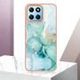 Honor X6 / X8 5G vihreä marmori suojakuori – joustvasta ja kestävästä muovista valmistettu suojakuori