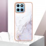 Honor X6 / X8 5G valkoinen marmori suojakuori