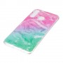 Huawei P30 Lite värikäs tie-dye marmori suojakuori.