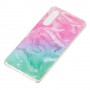 Huawei P30 värikäs tie-dye marmori suojakuori