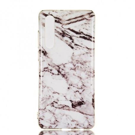 Huawei P30 valkoinen marmori suojakuori