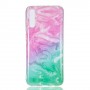 Samsung Galaxy A70 värikäs tie-dye marmori suojakuori.