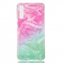 Samsung Galaxy A7 2018 värikäs tie-dye marmori suojakuori