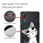 Samsung Galaxy XCover 5 läpinäkyvä kissa suojakuori.
