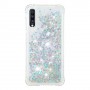 Samsung Galaxy A70 glitter hile hopea suojakuori