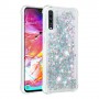 Samsung Galaxy A70 läpinäkyvä hopea suojakuori.