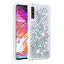 Samsung Galaxy A70 glitter hile hopea suojakuori