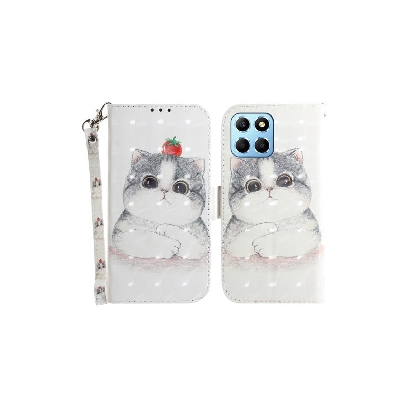 BAILI Cover Honor X8 5G/70 Lite Con Porta Tessere E Blocco RFID - Custodia A Libro Con Cavalletto E Chiusura Magnetica - 2
