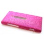 Lumia 800 hot pink glitter suojakuori.