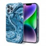 Samsung Galaxy A14 sininen marmori suojakuori