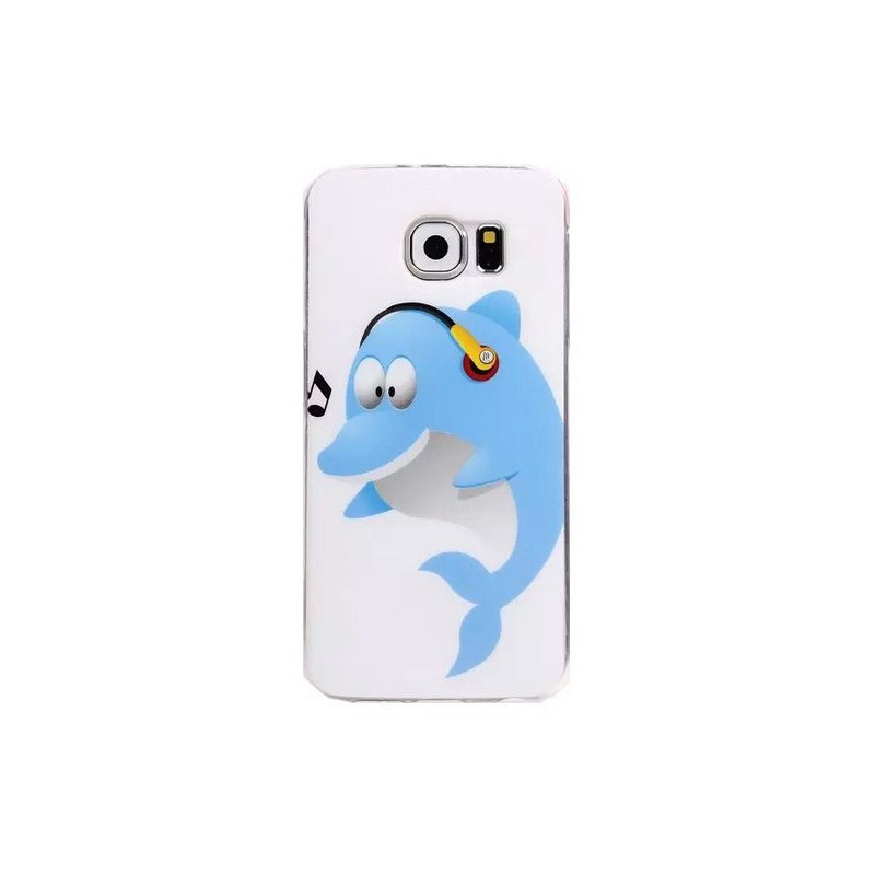 Galaxy S6 delfiini silikonisuojus. Galaxy S6 delfiini silikonisuojus.
