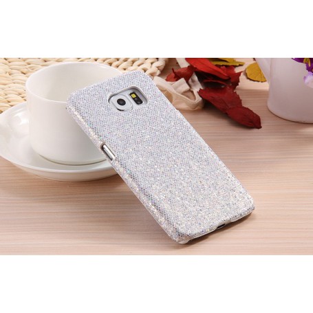 Galaxy S6 hopea glitter suojakuori.