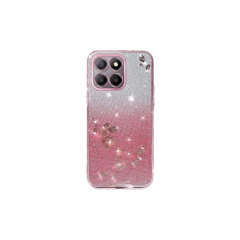 honor-x6-x8-5g-70-lite-ruusukulta-glitter-suojakuori