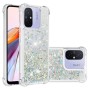 Xiaomi Redmi 12C hopea glitter hile suojakuori – istuu täydellisesti puhelimen muotoihin
