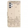 Xiaomi Redmi 12C beige kissat suojakotelo