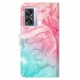 Oppo A77 värikäs marmori suojakotelo