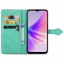 Oppo A77 mintunvihreä mandala suojakotelo