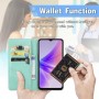 Oppo A77 mintunvihreä mandala suojakotelo